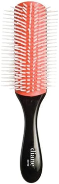 Diane Pro Nylon Pin Styling Hair Brush for Detangling, Separating, Shaping and Defining Wet Thick or Curly Hair, Glides Through Tangles with Ease by Diane