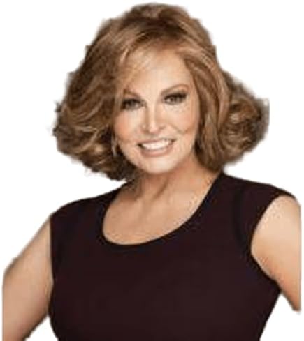 Raquel Welch Upstage Lace Front & Monofilament Mid-Length Page Synthetic Wig by Hairuwear, Petite Cap, RL19/23SS Shaded Biscuit - Image 3