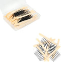 50 Pieces Wig Combs Wig Clips Wig Combs to Secure Wig 7-teeth Wig Accessories Tools For Making Wig Caps Wig Comb (Beige,50 Pcs) by JIUSERLU
