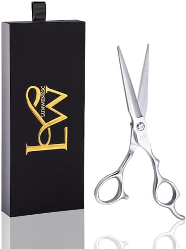 Professional Hair Scissors 6" Sharp Blades, Hair Cutting Shears by Lunwenksc