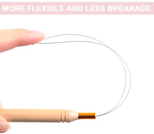 Vlasy 6PCS Hair Extension Tools Loop Needle Threader Hair Beader Tool - Image 4