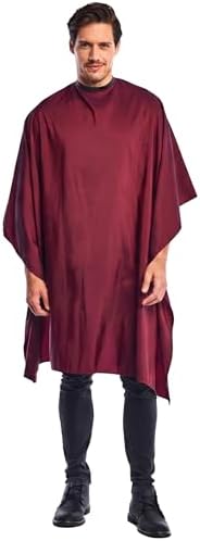 Betty Dain Crinkle Nylon Hair Cutting Cape, 54" x 60", Burgundy by BettyDain