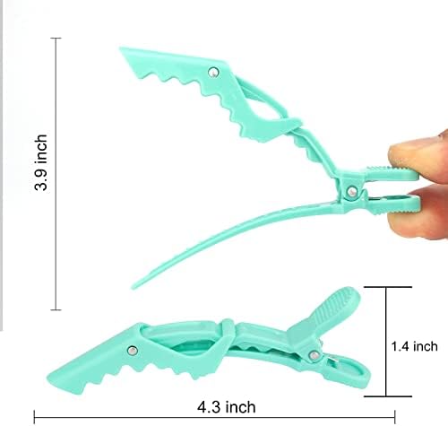Ondder 24 Pack Alligator Hair Clips for Styling and Sectioning - Lake Blue Salon Pro Clips for Coloring, Cutting, Hair Styling Accessories for Women, Men, Girls, Teens - Image 2