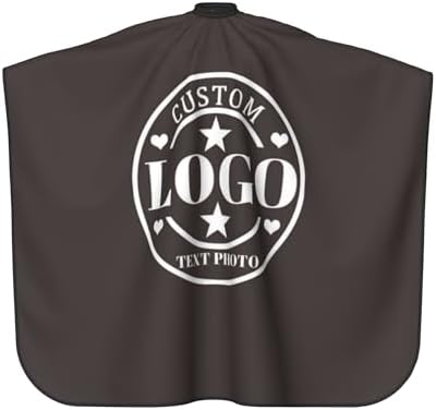Custom Barber Cape Customized Haircut Capes Logo Text Photo Salon Hairdressing Apron for Home and Barbershop - Image 2