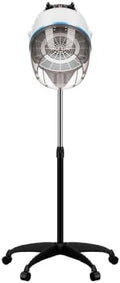 Hair Dryer, Professional Adjustable Hooded Floor Hair Bonnet Dryer Stand Up Hair Dryers with Rolling Base for Home Salon Spa Beauty Equipment, White by Saicool