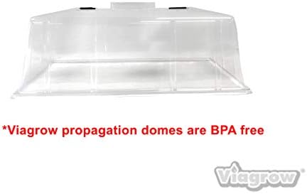 Viagrow VTD300-5, Tall Humidity Dome, Propagation Dome, Clear Plastic Tall Dome (5 Pack) - Image 2