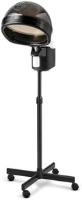 Professional Hair Steamer Adjustable Height Standing Hair Steamer Black by WINEDYOUNG
