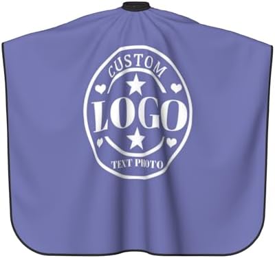 Custom Barber Cape Customized Haircut Capes Logo Text Photo Salon Hairdressing Apron for Home and Barbershop - Image 2
