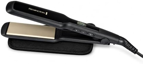 REMINGTON 1.75" Anti-Static Hair Straightener, Wide Professional Flat Iron by Remington