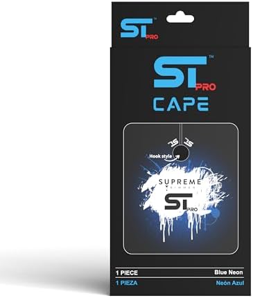Supreme Trimmer Premium Waterproof Professional Barber Cape Blue Neon - Image 5
