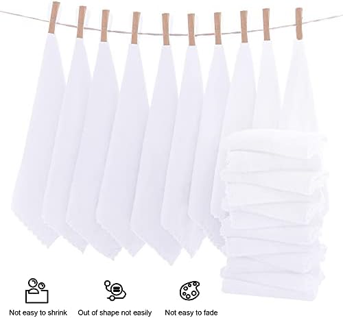 MOONQUEEN Ultra Soft Premium Washcloths Set - 12 x 12 inches - 72 Pack - Quick Drying - Highly Absorbent Coral Velvet Bathroom Wash Clothes (White) - Image 3