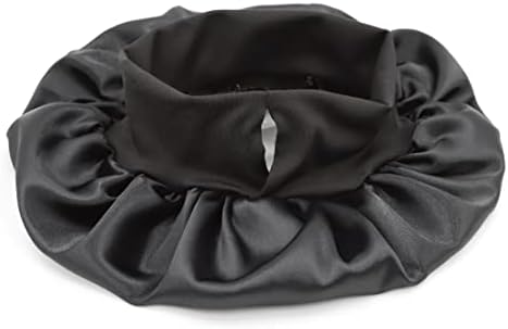 Kids Satin Bonnet Double Layer Wide Elastic Band Sleep Cap - Image 3