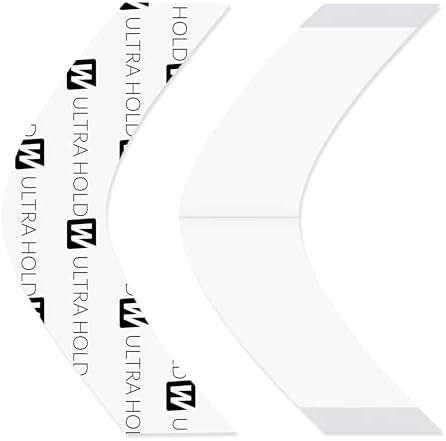 Walker Tape Ultra Hold A Contour Adhesive Strips, Strong Double Sided Wig Tape Tabs for Lace Systems and Tape in Hair Extensions Human Hair, Long Lasting Hairpiece Tape for Replacement Use, 36 Pieces by WalkerTape