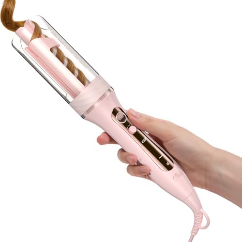 ZAVAREA Automatic Rotating Curling Iron for Long Hair by ZAVAREA