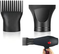 2 Pcs Universal Blow Dryer Comb Attachment Set Black Plastic Hair Concentrator Diffuser Nozzle Replacement Hair Dryer Attachments for Salon and Home Use Hair Dryer Nozzle by YAFIYGI
