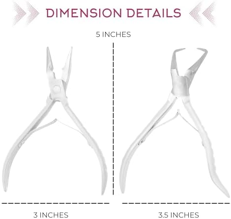 Professional Hair Extension Tools Kit, Microlink & Itip, Silver - Image 5