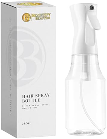 BeautifyBeauties Continuous Spray Bottle for Hair, 24 oz Mister Spray by BeautifyBeauties