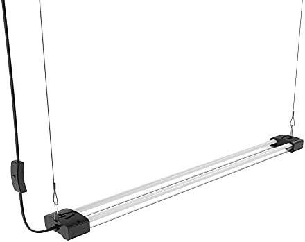 BoostGro LED Grow Light Full Spectrum 5000K Daylight + 660nm Red Linkable Indoor Plant Lighting Fixture (3 FT, Black) - Image 5
