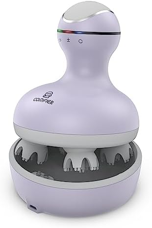COMFIER Electric Scalp Massager with Mutlti-Modes Vibration, Portable Handheld Head Scratcher for Hair Growth,Waterproof Head Massager for Full Body,Dog Cat Massager for Deep Clean and Stress Relax by COMFIER