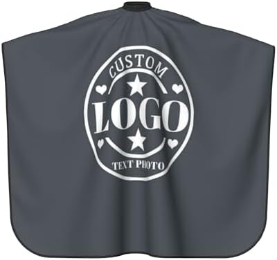 Custom Barber Cape Customized Haircut Capes Logo Text Photo Salon Hairdressing Apron for Home and Barbershop - Image 2