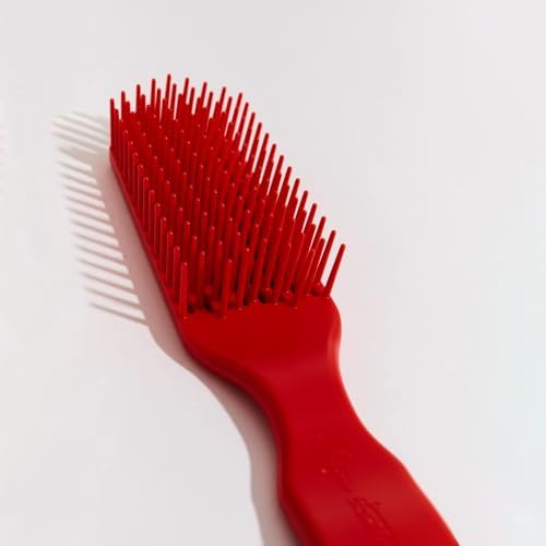 Red Detangler Brush by Felicia Leatherwood - For Kinky, Curly, Wavy 4c or Straight Hair - Tame Your Tangles Smooth Your Coils - Pain Free for All Ages - Image 2