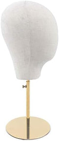 Head Mannequin Stand Adjustable Mannequin Head, 21Inch Hats Display Stand, Height 18-26In Hat Display Mannequin Head For Displaying Wigs, Hats, Headscarves, Hair Bands by Unknown