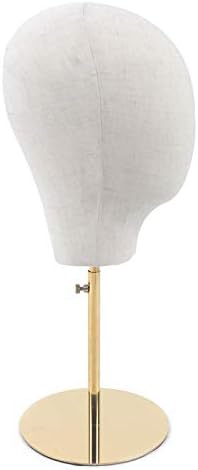 Head Mannequin Stand Adjustable Mannequin Head, 21Inch Hats Display Stand, Height 18-26In Hat Display Mannequin Head For Displaying Wigs, Hats, Headscarves, Hair Bands by Unknown