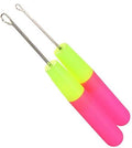 2Pcs Latch Hook Tool, Latch Hook Crochet Needle for Micro Braids, Hair Extension, Feather and Carpet by Gircss+Direct.