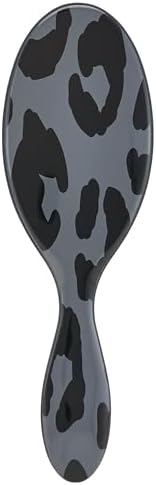 Wet Brush Original Detangler Hair Brush, Dark Gray Leopard (Safari), Ultra-Soft IntelliFlex Bristles, Detangling Bristles Glide Through Tangles (Wet & Dry Hair), Women & Men by WetBrush