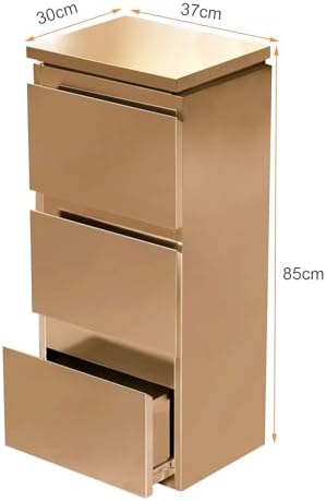 Stainless steel Beauty Salon Storage Cabinet, 3 Drawers Barber Salon Station for Hair Stylist, Barber Salon Station Styling Station Equipment, Barber Shop Beauty Spa Tattoo Tool Storage Cabinet - Image 2