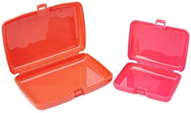 Caboodles Care Pack and Lil Bit Set | Mini Cosmetic Storage for Purse With Snap-Tight Latch, Hot Pink & Orange - Image 2