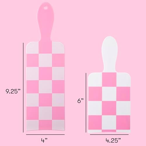 FRAMAR Checkered Balayage Board and Paddle Set, Highlighting Board, 2 Pack - Image 3