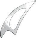 Stainless Steel Guasha Scraping Massage Tool for Soft Tissue Therapy, Ideal for Back, Legs, Arms, Neck, Shoulder Relief (Moon Shape) by Unknown