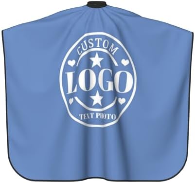 Custom Barber Cape Customized Haircut Capes Logo Text Photo Salon Hairdressing Apron for Home and Barbershop - Image 2