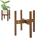 Rnined Adjustable Plant Stand Indoor,Bamboo Mid Century Modern Plants Stands, Stable Plant Holder,Fit 8 9 10 11 12 inch Pots (Pot & Plant Not Included) by PlantsHomeFun