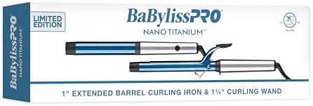 BabylissPRO Nano Titanium Professional Curling Iron with Extended/Long Barrel Perfect for Longer Hair by Unknown