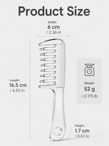 Scalp Hair Oil Applicator Comb,Oil Dispensing Hair Brush for Hair Care - Image 3
