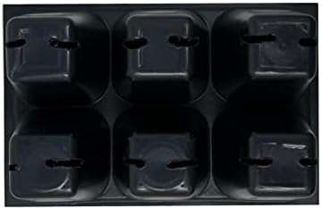 Seed Starter Tray, 720 Cells (120 Trays - 6 Cells Per Tray) + Plant Stakes - Image 5