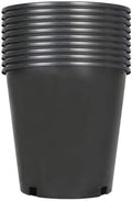 2 Gallon Nursery Pot 10-Pack Plastic Garden Planter Pots by XCSHUS