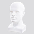 Male Mannequin Head Professional Manikin Head for Display Wigs Hats Headphone Mask Sunglasses Jewelry and Scravat Display Stand (L90-yabai) by Tcwuzick