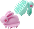 Ximimark 2 pcs Silicone Shampoo Brush for Deep Scalp Massage and Hair Washing - Soft and Gentle Comb for Bath and Spa Use by Ximimark