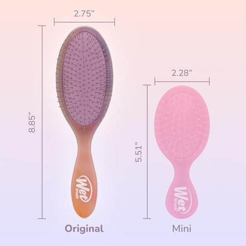 Wet Brush Original Detangler Hair Brush, Pink (Desert Afterglow), Ultra-Soft IntelliFlex Bristles, Detangling Bristles Glide Through Tangles (Wet Dry & Damaged Hair), Women & Men - Image 5