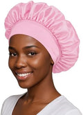 Satin Bonnet – Sleep Bonnet for Women and Men Curly Hair, Braids, and Natural Hairstyles (1pck) by EssentialAura