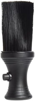 Diane Neck Duster Brush for Hair Cutting, Removes Loose Hair from Neckline and Ears, Barber Supplies and Salon Accessories, Soft Nylon Bristles, Stand Up Base, 6.25” wtih Powder Dispenser by Diane