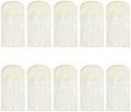 10 Pieces Wig Hair Extension Storage Bag, Dust-Proof Wigs Pouch Organizer Protect for Professional Hair Extensions with Nylon Wig Caps(Beige) by Unknown