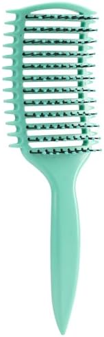 Curl Defining Brush, Detangler Brush for Curly Hair, Vented Curly Hair Brush Products, Detangling Shaping and Defining Women's Curls on Wet or Dry Hair Types, Reduces Frizz (Green) - Image 7