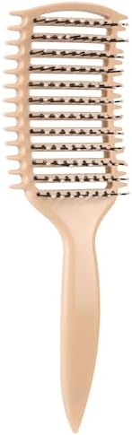 Curl Defining Brush, Vented Curly Hair Brush for Effortlessly Detangling Shaping and Defining Women's Men's Curls on All Wet or Dry Hair Types, Reduces Frizz (Beige) - Image 7