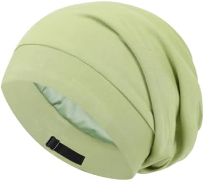 HFRHTGY Adjustable Satin Silk Hair Bonnet for Sleeping Men Women by HFRHTGY
