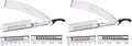 Diane Shaper with 3 Guards D2 Stainless Steel (Pack of 2) by Diane