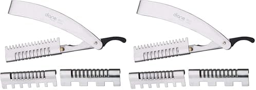 Diane Shaper with 3 Guards D2 Stainless Steel (Pack of 2) by Diane